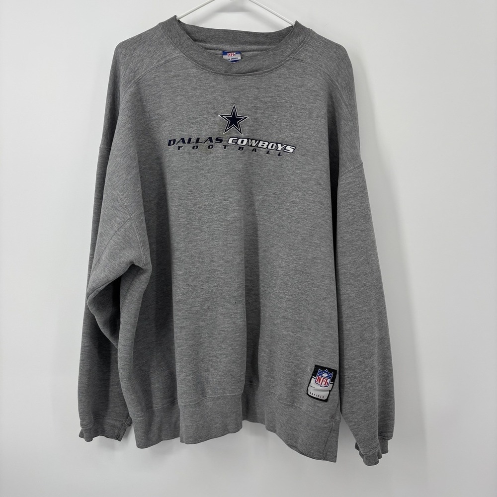 Vintage Dallas Cowboy Gray Crewneck‎ Sweatshirt Mens Size 2XL *See Description*